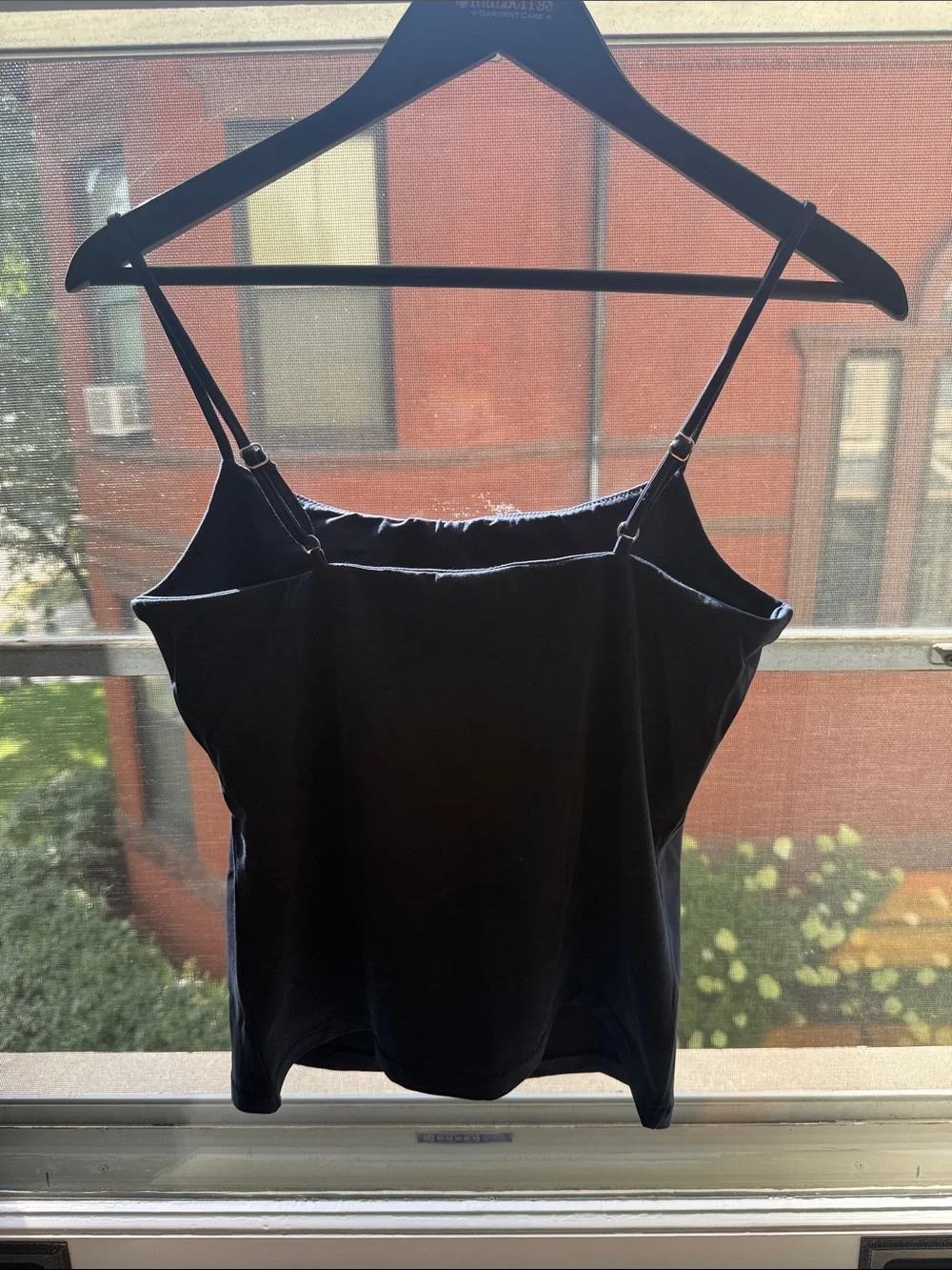 NWT J.Crew Stretch Cotton Shelf-Bra Tank Top Navy M C0029
